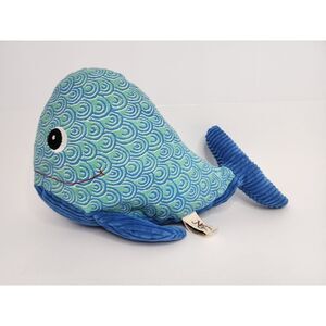 Maison Chic Wally‎ The Whale Blue Swirl Stuffed Plush
